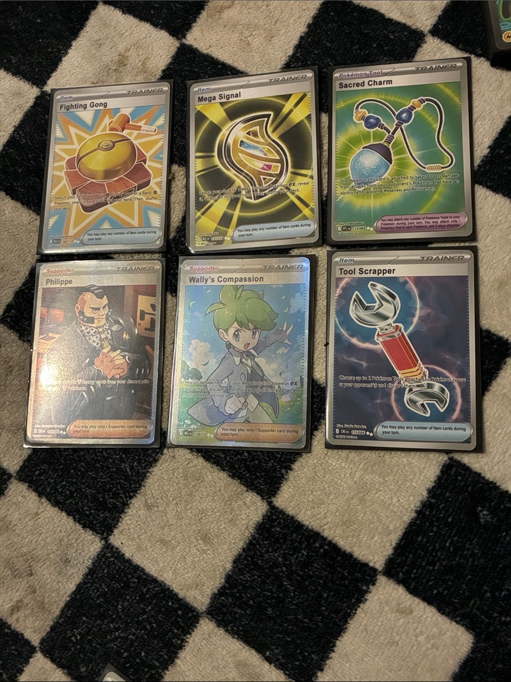 Custom Pokémon artwork Trainer Cards